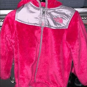 Hot pink north face